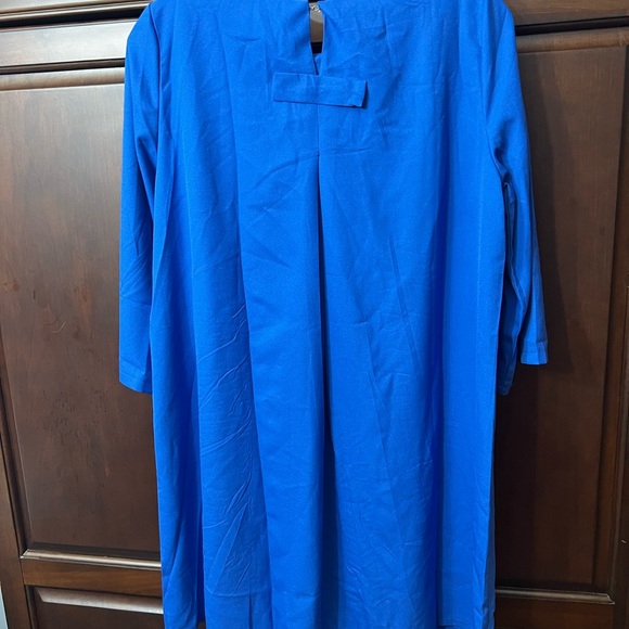 Handsome & Honey mini free waist and hip dress royal blue size L - Picture 2 of 4